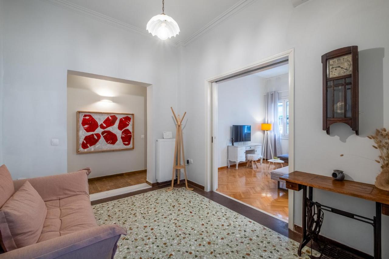 Central5 Boutique Apartments With Common Garden Next To Metro Athen Eksteriør bilde