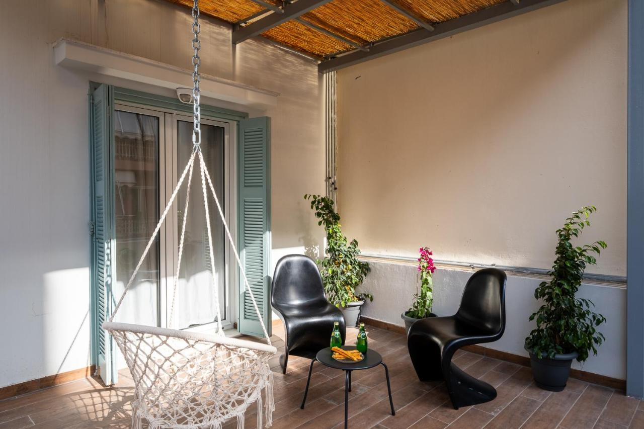 Central5 Boutique Apartments With Common Garden Next To Metro Athen Eksteriør bilde