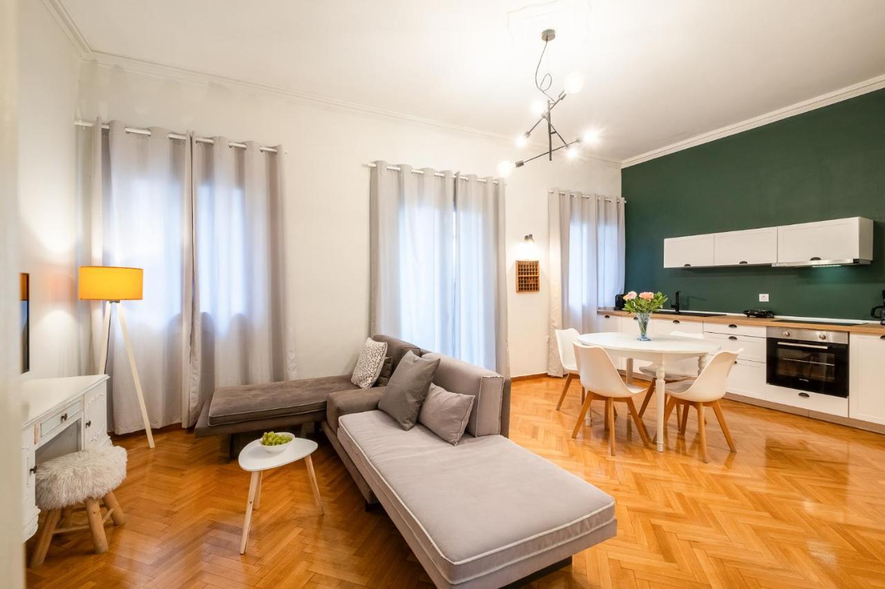Central5 Boutique Apartments With Common Garden Next To Metro Athen Eksteriør bilde