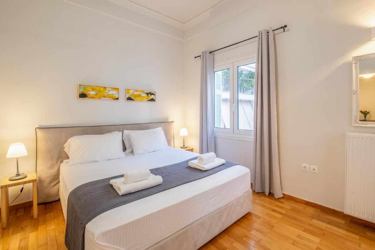 Central5 Boutique Apartments With Common Garden Next To Metro Athen Eksteriør bilde