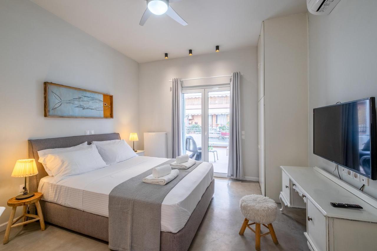 Central5 Boutique Apartments With Common Garden Next To Metro Athen Eksteriør bilde