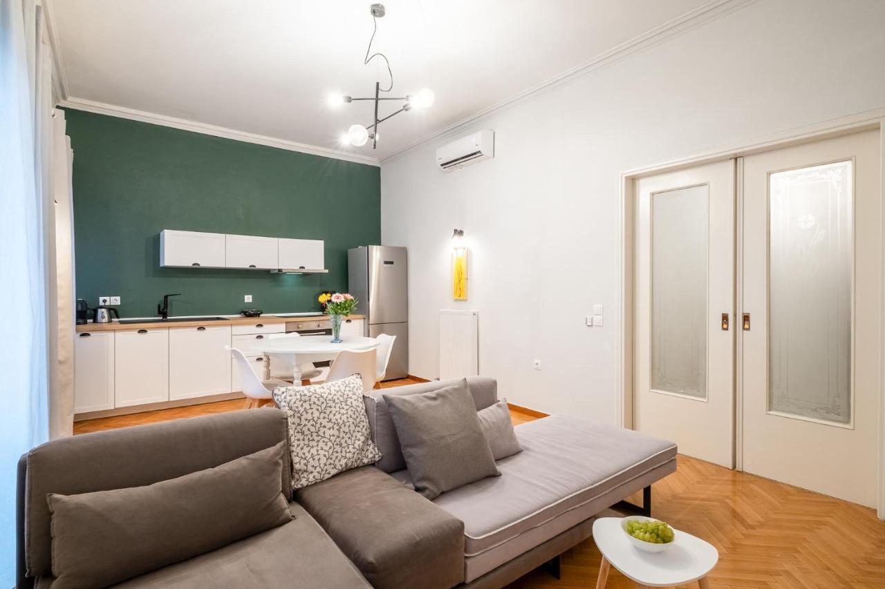 Central5 Boutique Apartments With Common Garden Next To Metro Athen Eksteriør bilde