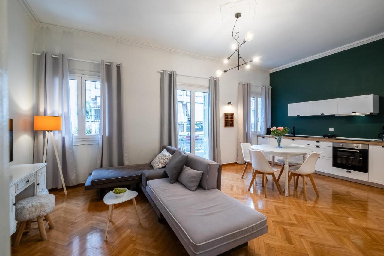 Central5 Boutique Apartments With Common Garden Next To Metro Athen Eksteriør bilde